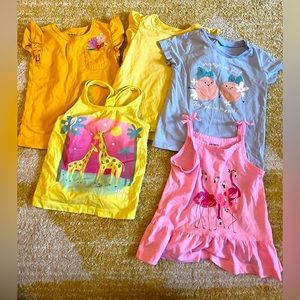 Carters 2T girls summer time bundle